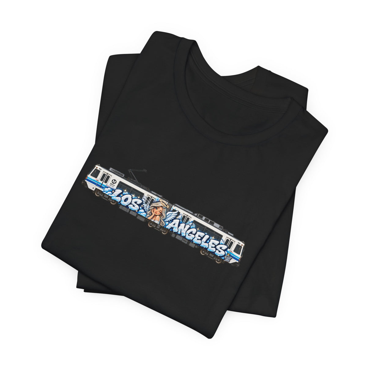 Los Angeles Metro Train Graphic Tee — Unisex Graphic T‑Shirt