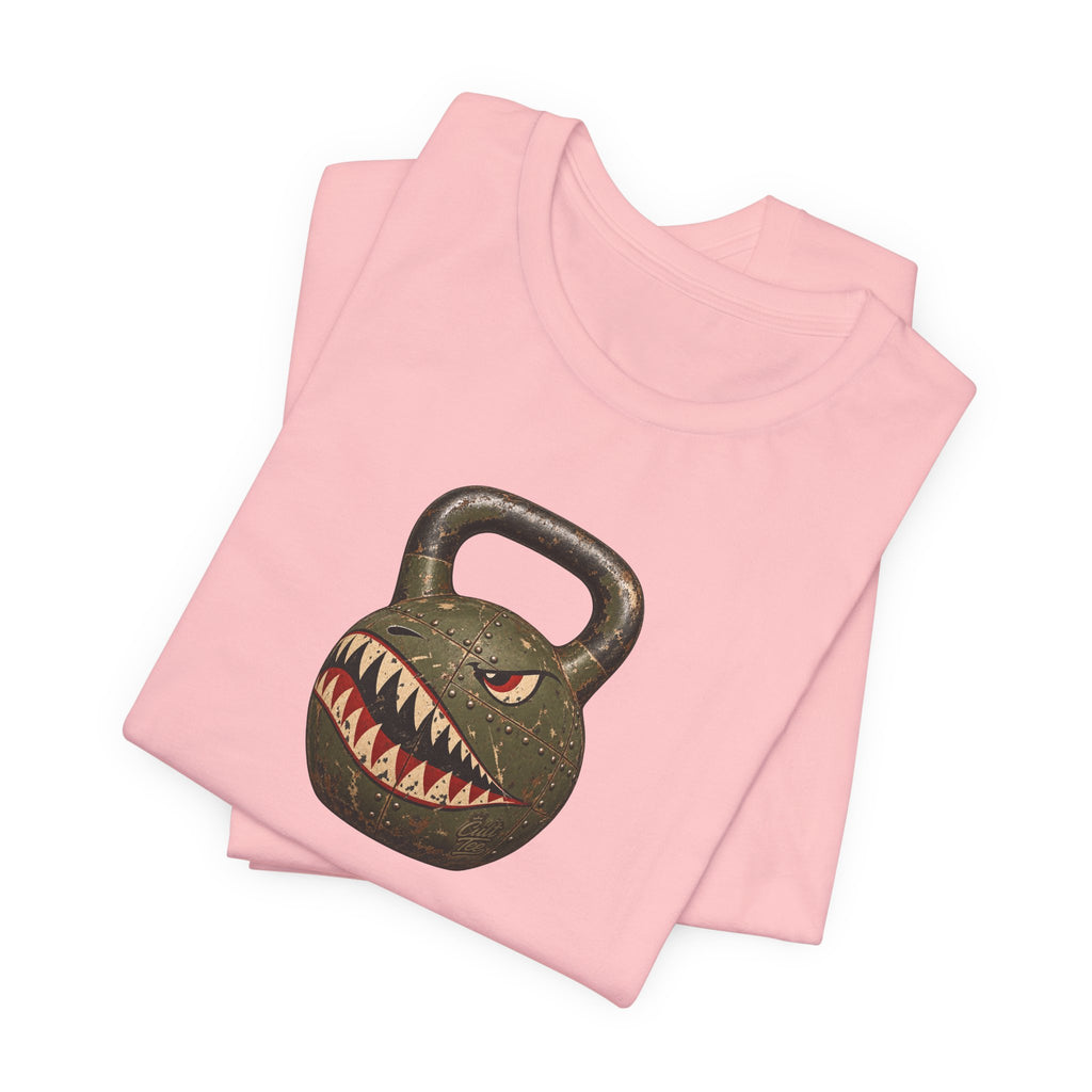 Kettlebell Shark Face Graphic — Unisex T-Shirt