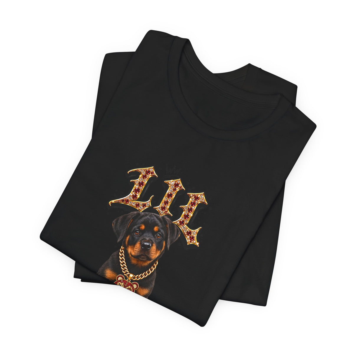 Rottweiler Puppy ‘Lil Monster’  Tee — Unisex Graphic T-Shirt