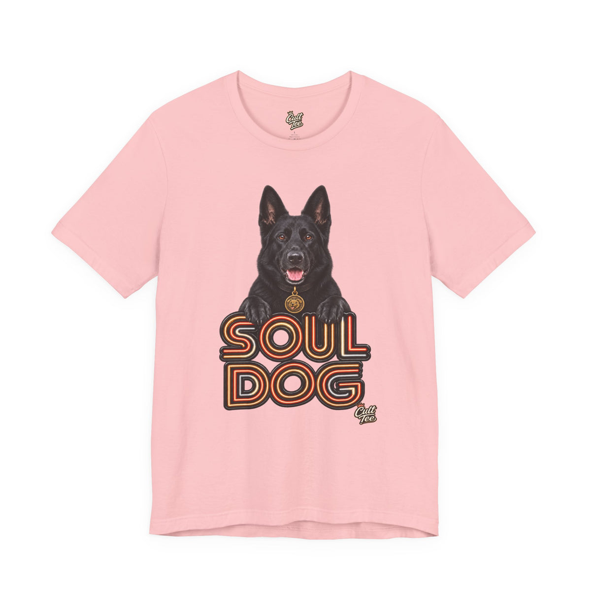 Soul Dog  Black German Shepherd T‑Shirt — Unisex Graphic Tee