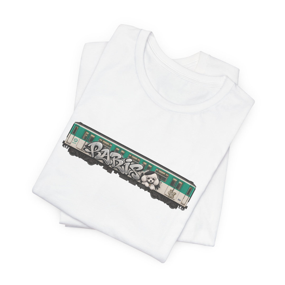 Paris Metro Train T-Shirt – Unisex Graffiti Art Tee