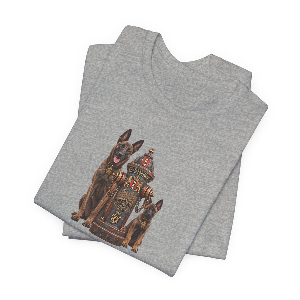 Amsterdam Fire Hydrant - Dutch Shepherd Unisex T-Shirt