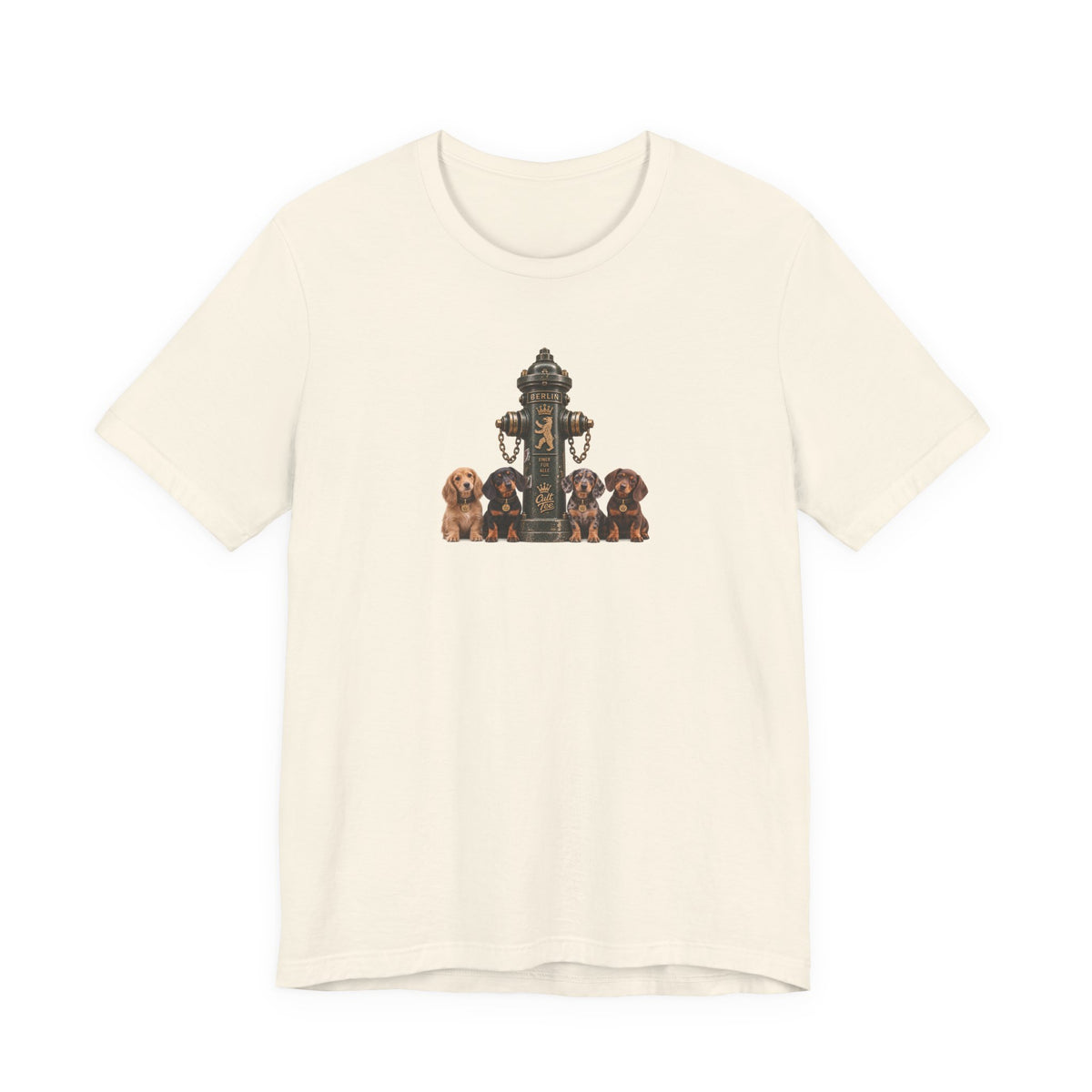 Berlin Fire Hydrant - Dachshund Unisex Softstyle T-Shirt