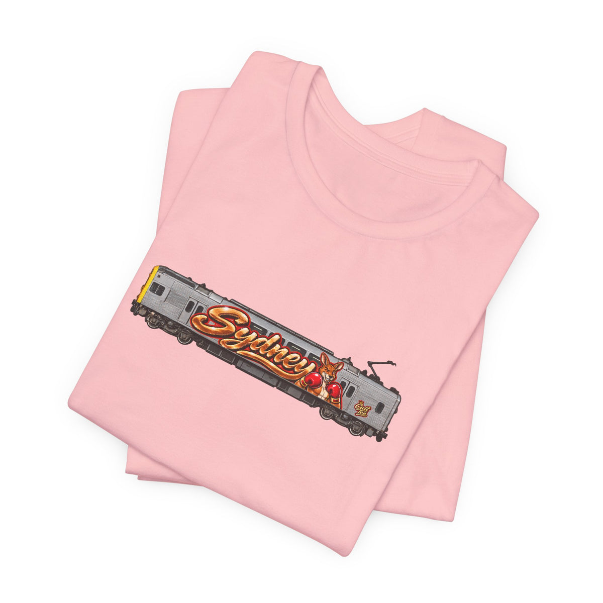 Sydney Graffiti Train Tee — Unisex Retro Graphic T‑Shirt