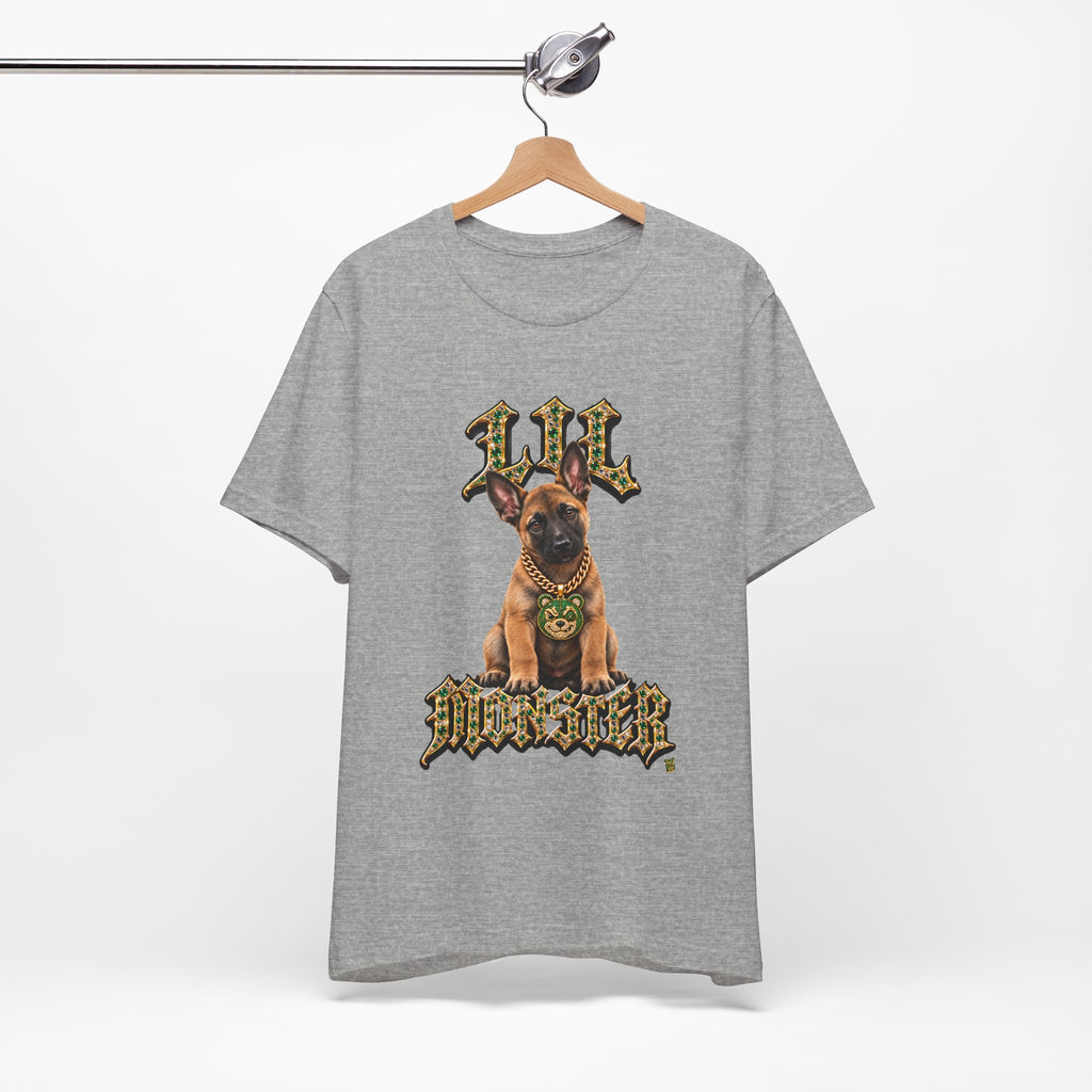 Malinois Puppy 'Lil Monster' T-Shirt — Unisex Graphic T-Shirt