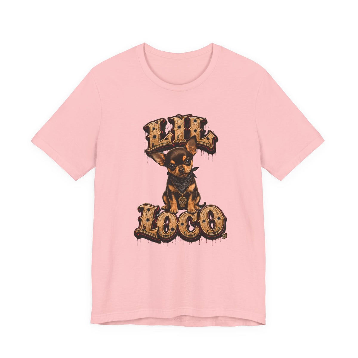 Lil Loco Chihuahua Tee — Cute Chicano-Style Dog Graphic T-Shirt