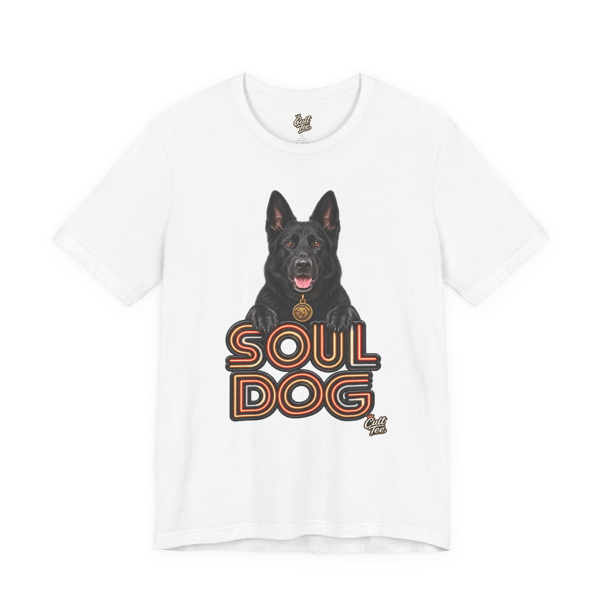 Soul Dog  Black German Shepherd T‑Shirt — Unisex Graphic Tee