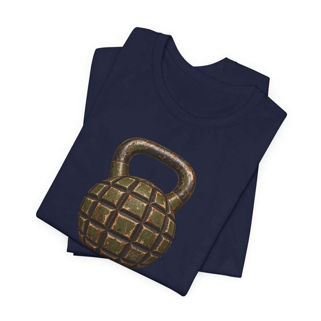 Kettlebell Grenade Graphic T-Shirt – Unisex T-Shirt