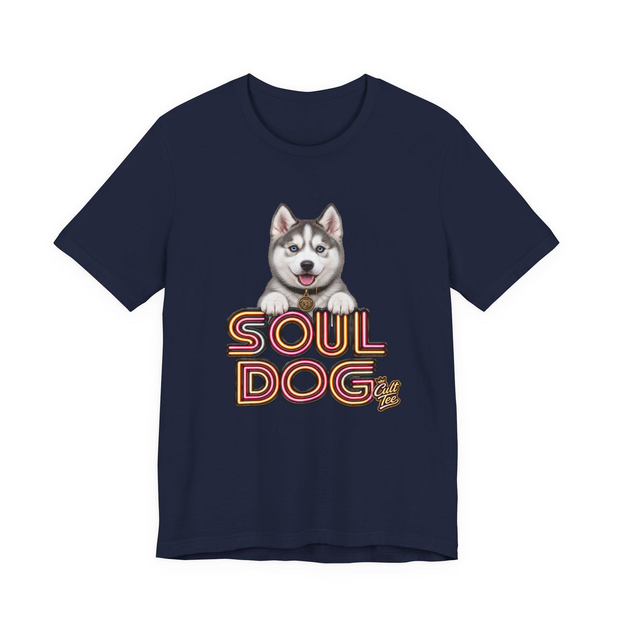 Soul Dog Husky Puppy — Unisex Graphic T-Shirt