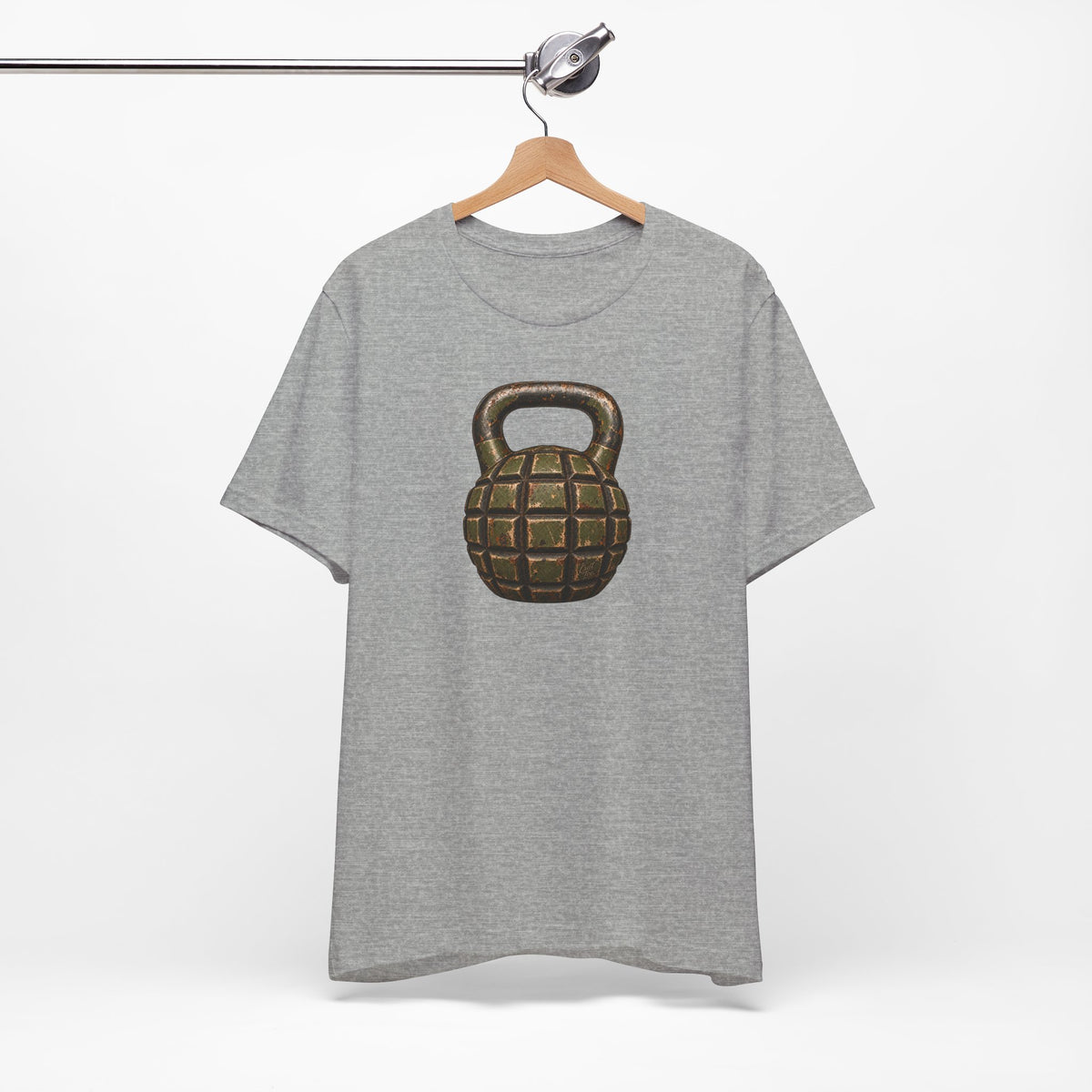 Kettlebell Grenade Graphic T-Shirt – Unisex T-Shirt