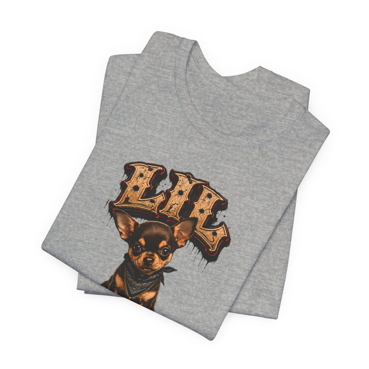 Lil Loco Chihuahua Tee — Cute Chicano-Style Dog Graphic T-Shirt
