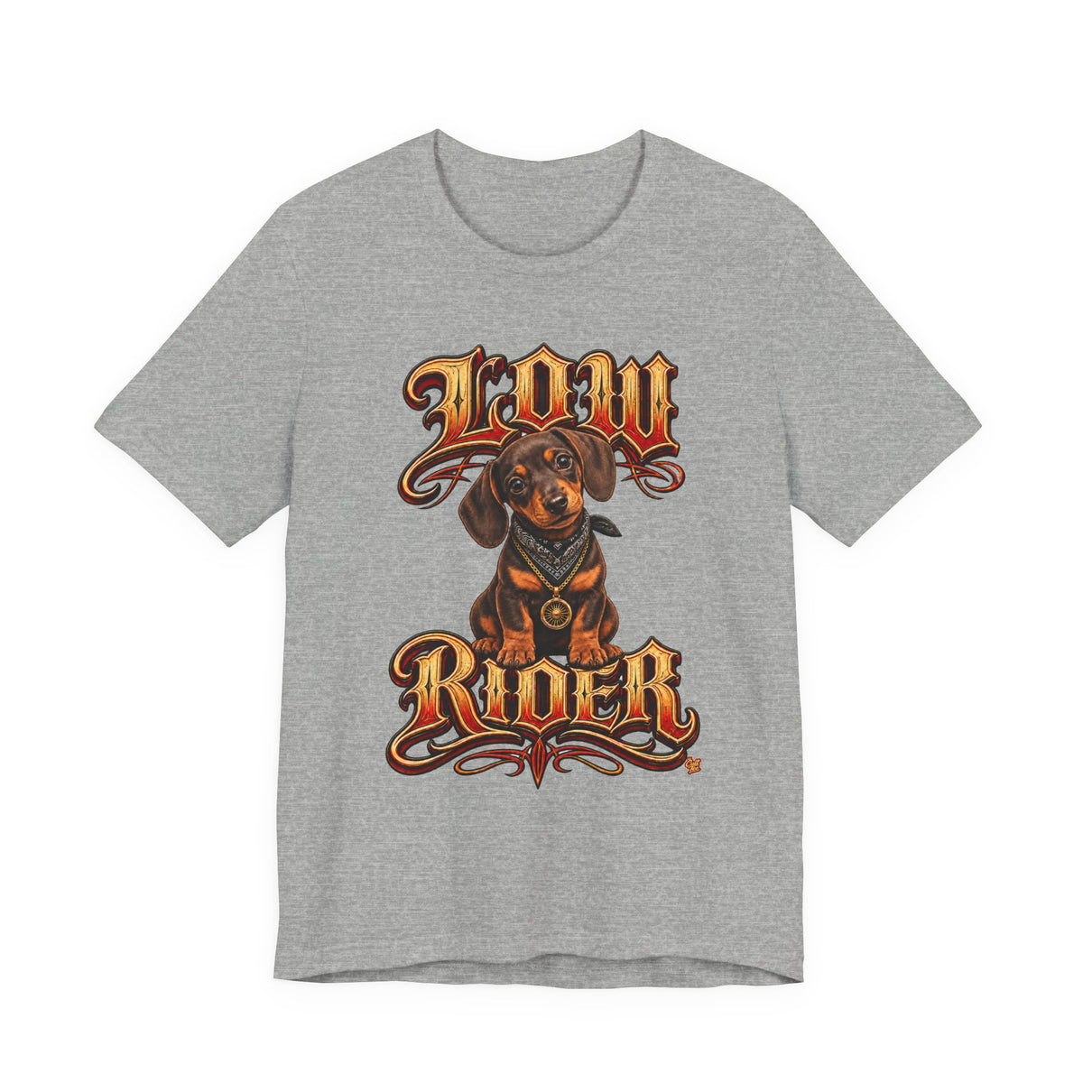 Dachshund 'Low Rider' Graphic Tee — Unisex Dog T-Shirt