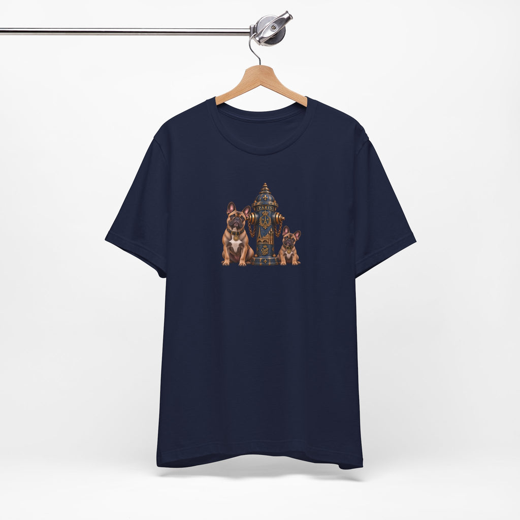 Paris Fire Hydrant —  French Bulldog Unisex T-Shirt