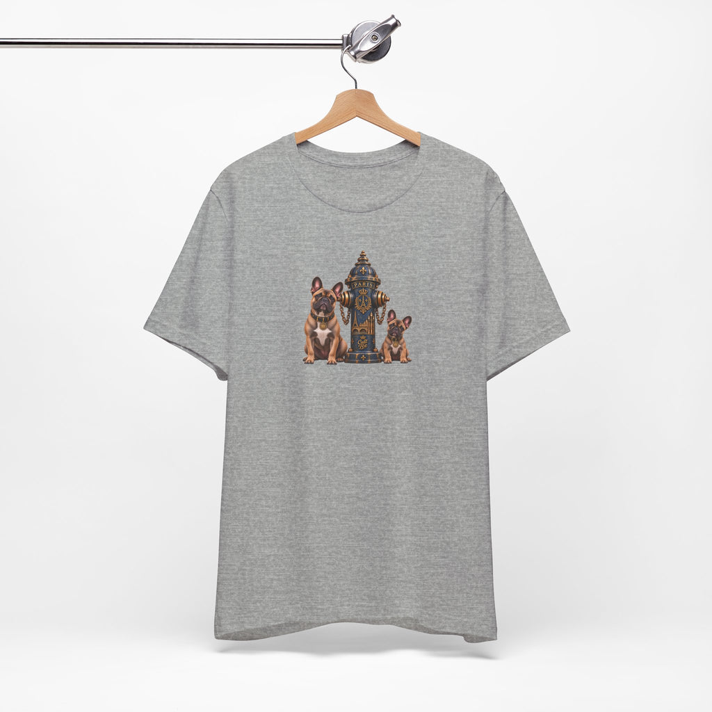 Paris Fire Hydrant —  French Bulldog Unisex T-Shirt