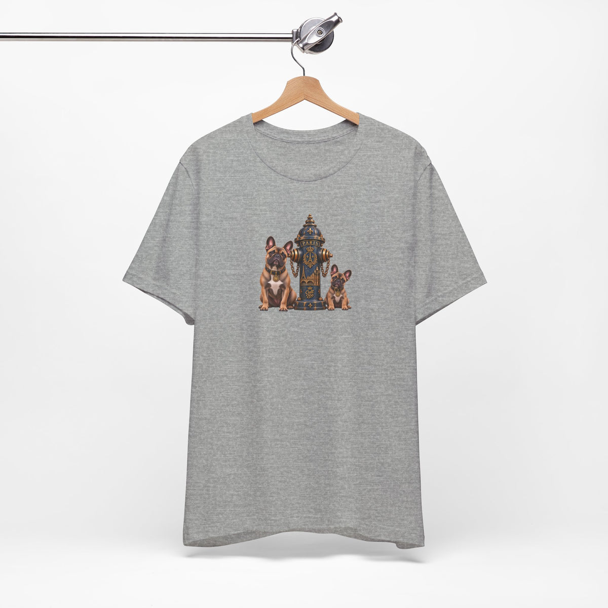 Paris Fire Hydrant —  French Bulldog Unisex T-Shirt