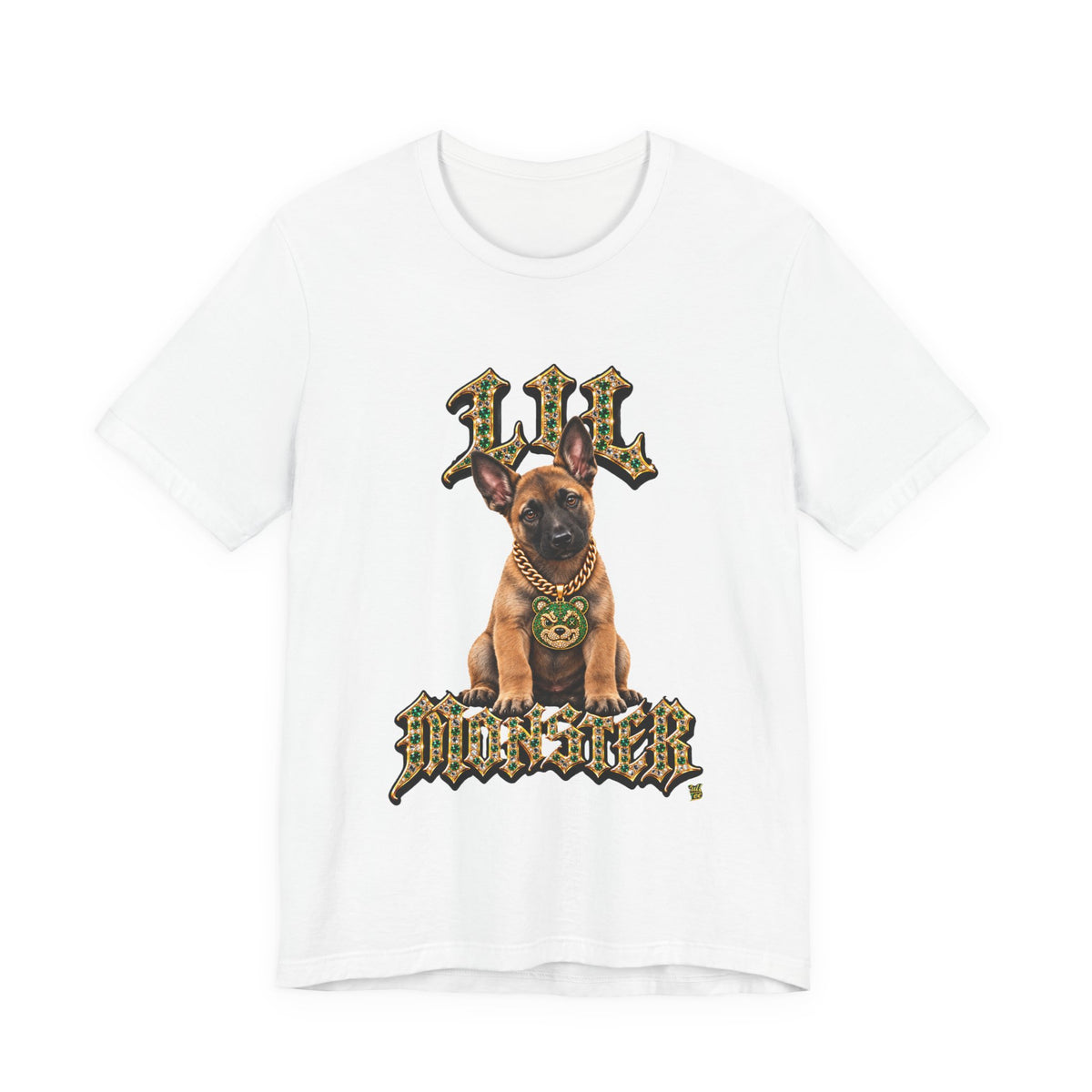 Malinois Puppy 'Lil Monster' T-Shirt — Unisex Graphic T-Shirt