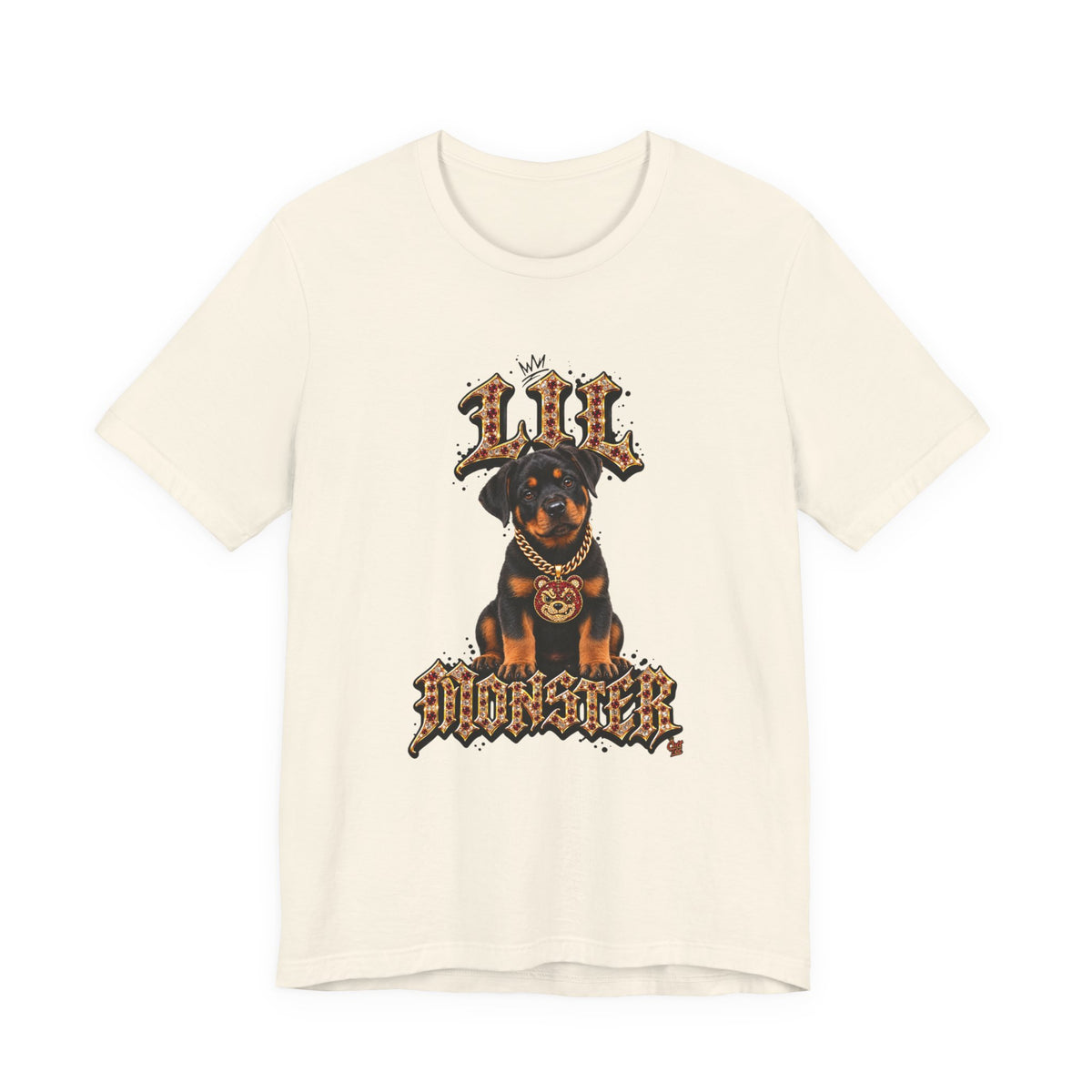 Rottweiler Puppy ‘Lil Monster’  Tee — Unisex Graphic T-Shirt