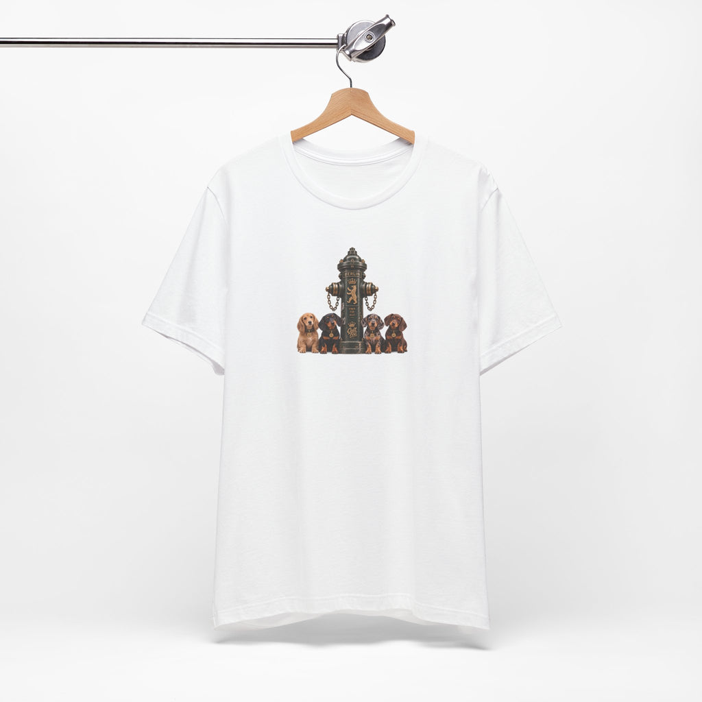 Berlin Fire Hydrant - Dachshund Unisex Softstyle T-Shirt
