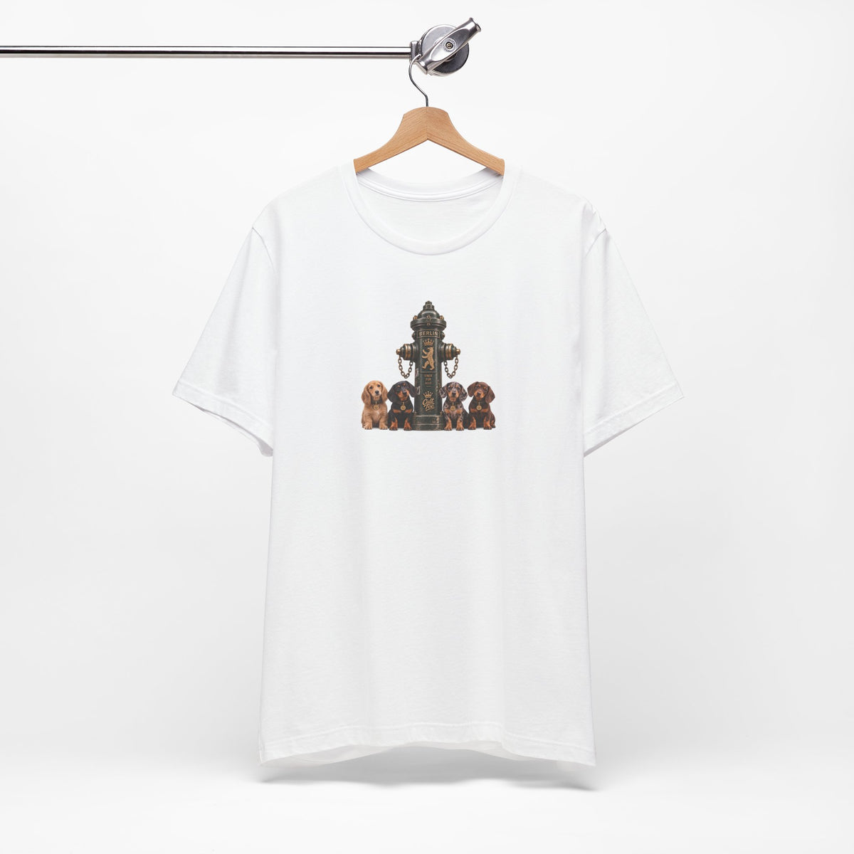 Berlin Fire Hydrant - Dachshund Unisex Softstyle T-Shirt